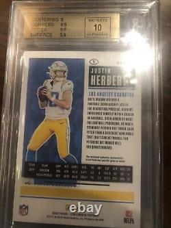 BGS 9.5 Rc Jersey Justin Herbert Auto 2020 Contenders rookie signed autograph 10