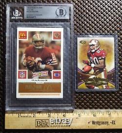 BGS BAS Authentic Autograph 1986 McDonalds 49ers Gold Tab #16 Joe Montana Auto