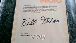 BILL GATES SIGNED 1976 MICROSOFT LETTER BGS BAS BECKETT AUTOGRAPH / AUTO in SLAB