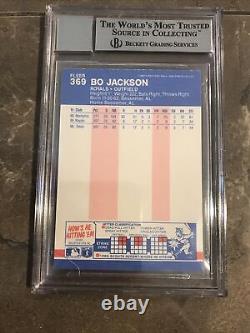 BO JACKSON? 1987 Fleer AUTO Signed Autograph BGS/BAS 10 Auto Rookie RC