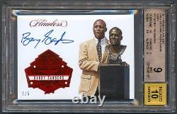 Barry Sanders 2017 Flawless Hall Of Fame Hof Ruby Auto Autograph #3/5 Bgs 9/10