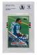 Barry Sanders Signed 1989 Topps #83t Detroit Lions Football Card Bgs Auto 10