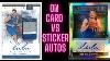 Be Careful About Investing In Sticker Auto Cards The History Of Autographs In Sports Card Packs