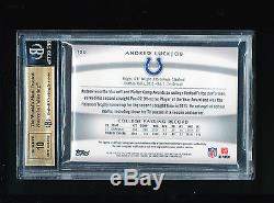 Bgs 9.5 Andrew Luck 2012 Topps Platinum Superfractor Refractor Patch Auto Rc 1/1
