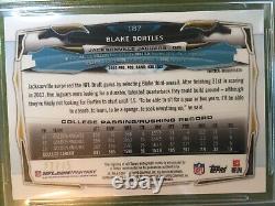 Blake Bortles AUTO REFRACTOR #/75 ROOKIE CARD 9 BGS 9.5 x3 AUTOGRAPH 2014 Chrome