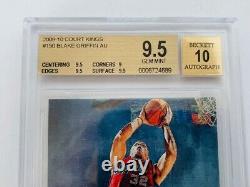 Blake Griffin Auto Rookie RC Autograph Nets 2009-10 Court Kings BGS 9.5 Gem 10