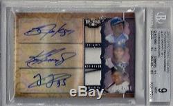 Bo Jackson auto Ken Griffey Jr autograph Frank Thomas Bat/Jrsy/Pants BGS 9 MINT