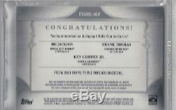 Bo Jackson auto Ken Griffey Jr autograph Frank Thomas Bat/Jrsy/Pants BGS 9 MINT