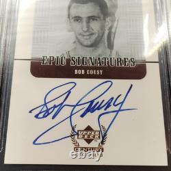 Bob Cousy Auto BGS 8 9 1999 Upper Deck Century Legends Autograph Epic Signatures