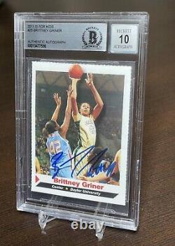 Brittney Griner 2011 S. I. For Kids True Rookie Autograph BGS 10 Auto! Amazing