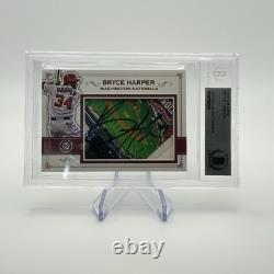 Bryce Harper Autograph IP Auto BGS Authentic Custom Card 1/1 Nationals