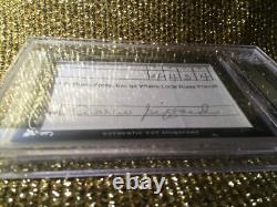 Charlie Sifford PGA Golf Leaf Cut Signature Score Card BGS Autograph Auto