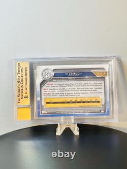 Cj Abrams 2019 Bowman Chrome Draft 1st Rookie Auto Bgs 10/10 Pristine