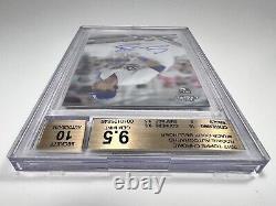 Cody Bellinger 2017 Topps Chrome On Card Auto Autograph Rc Bgs 9.5 10