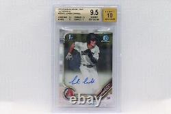 Corbin Carroll Bowman 1st Auto 2019 Bowman Chrome Draft BGS 9.5 Autograph 10
