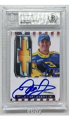Dale Earnhardt Jr. Custom Card Auto Autograph BGS Authentic 23 Wrangler Daytona