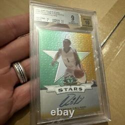 Damian Lillard Rookie Autograph RC BGS 10 Auto Card Beckett 9 Mint 2012 Leaf NBA