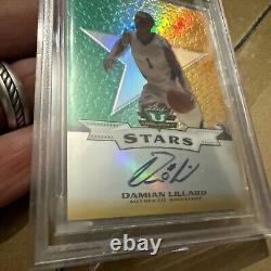 Damian Lillard Rookie Autograph RC BGS 10 Auto Card Beckett 9 Mint 2012 Leaf NBA