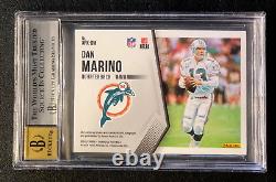 Dan Marino 2018 Panini Donruss Jersey Patch NFL Autograph /10 BGS 8.5 Auto 10