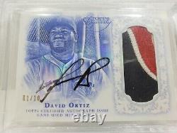 David Ortiz 2015 Topps Dynasty Autographed Patches 01/10 Patch Auto BGS 9.5 HOF