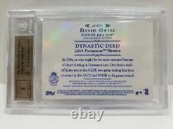 David Ortiz 2015 Topps Dynasty Autographed Patches 01/10 Patch Auto BGS 9.5 HOF