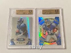 David Wilson Bgs Psa Graded Autograph Auto Rc Lot Virginia Tech New York Giants