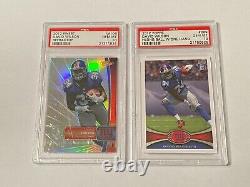 David Wilson Bgs Psa Graded Autograph Auto Rc Lot Virginia Tech New York Giants