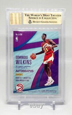 Dominique Wilkins 2017-18 Panini Revolution Autograph AUTO BGS 9.5 Auto 10