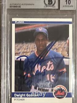 Dwight Doc Gooden? 1984 Fleer Update Doc BGS BAS Signed Rookie RC 10 Auto
