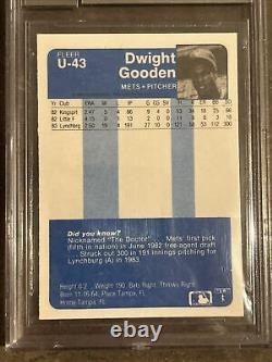 Dwight Doc Gooden? 1984 Fleer Update Doc BGS BAS Signed Rookie RC 10 Auto