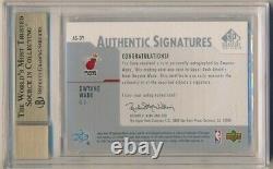 Dwyane Wade 2003/04 Sp Signature Rookie Autograph Rc Auto Bgs 9.5 Gem Mint 10