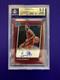 Evan Mobley Rookie On Card Auto Choice Red Prizm Bgs 9.5 Cross Grade 10 Opt Cavs