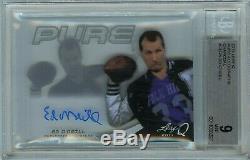 Ed O'neill Al Bundy Auto Bgs 9 10 Mint 2014 Leaf Q Pure Autograph Charcoal