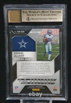 Ezekiel Elliott 2016 Panini Prizm Rookie Autograph Prizms Pink BGS 9.5 Auto 10