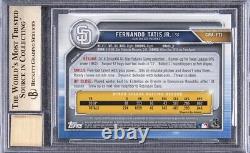 Fernando Tatis Jr 2019 Bowman Chrome Superfractor BGS 9.5/10 Auto Autographed RC