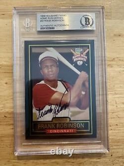 Frank Robinson BGS AUTOGRAPH 1999 Hillshire Farms Authentic Auto Collector Card