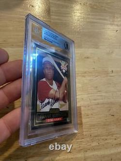 Frank Robinson BGS AUTOGRAPH 1999 Hillshire Farms Authentic Auto Collector Card