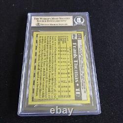 Frank Thomas 1990 Topps Draft Baseball Autograph White Sox Auto Bgs (2)