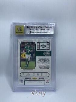 Garrett Wilson rookie contenders auto BGS 9 auto 10