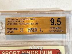 Griffey Jr 2015 Leaf Sportskings Autographed BGS 9.5 10 Auto #SKSKGJ