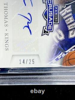 Isaiah Thomas 2012-13 Panini Crusade Quest Gold #21 Rookie RC Auto /25 BGS 9.5