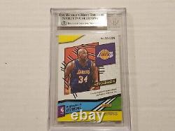 JB2019-20 Revolution Shaquille O'Neal Autographs Silver On Card Auto Bgs 9 Mint
