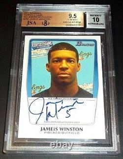 JSA BGS 9.5 10 Autograph XRC Rc Jameis Winston Auto 2011 Rookie Signed