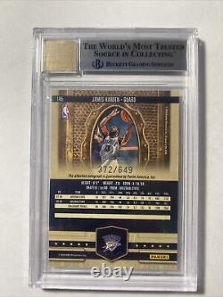 James Harden 2009-10 Panini Court Kings RC Autograph #145 BGS 9 Auto 10 Gem Mt