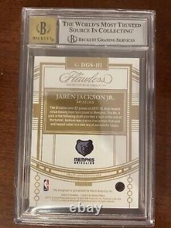 Jaren Jackson Jr. 2022-2023 Flawless Draft Gem Signatures 3/10 BGS 9 Auto 10