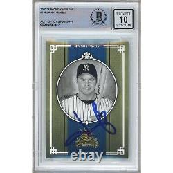 Jason Giambi New York Yankees Signed 2005 Diamond Kings B/W #154 BGS Gem Auto 10