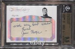 Jim Thorpe 2016 Panini Flawless Cut Autograph 1/1 Bgs 9.5 10 Auto Canton Hof