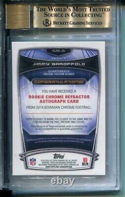 Jimmy Garoppolo 2014 Bowman Chrome GOLD Refractors #11/50 BGS 9.5 AUTO Autograph