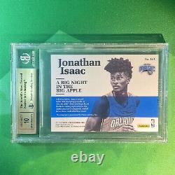 Jonathan Isaac Rookie Auto #'d 11/25 Red SP 2017-18 Encased Autograph BGS 9.5 10