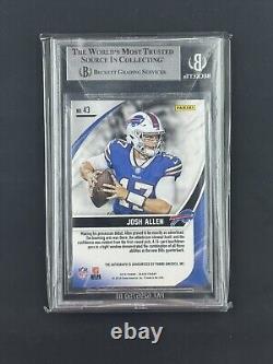 Josh Allen Rookie Auto Hyperplaid 2018 Panini Black Friday Autograph 43 Bgs 9